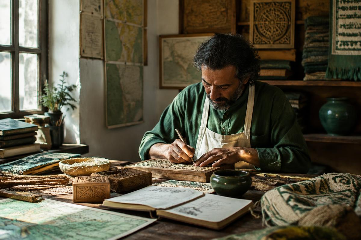 Inside the craft room